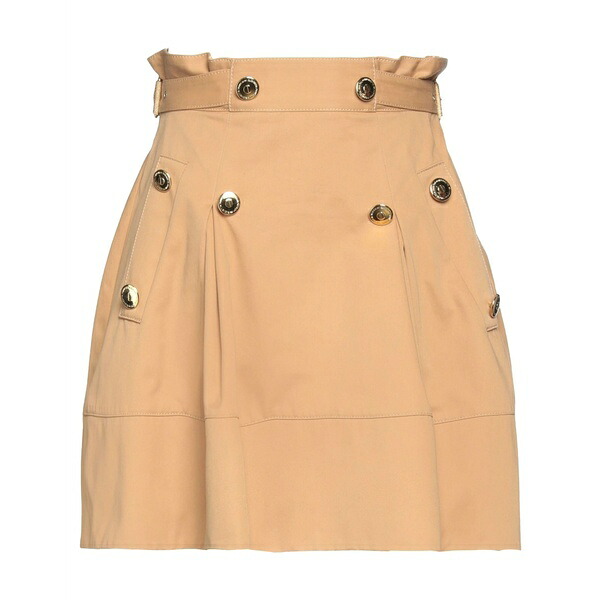 【送料無料】 エリザベスフランキ レディース スカート ボトムス Mini skirts Beige｜asty