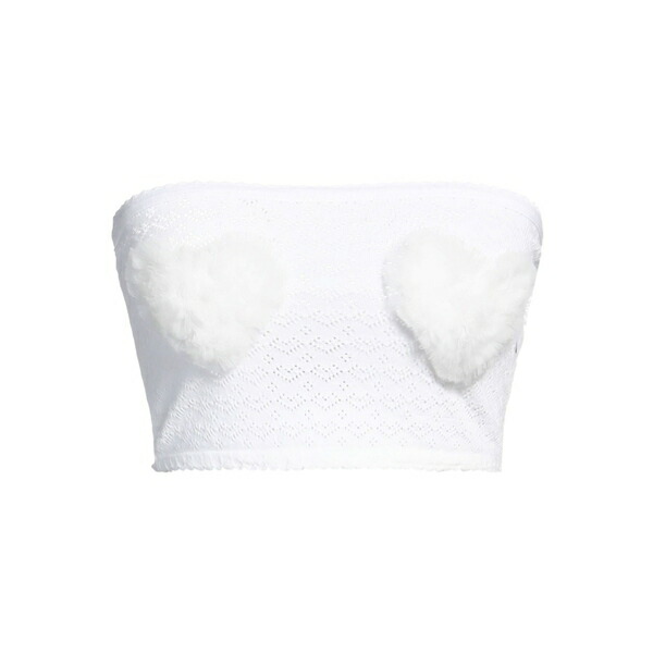 【送料無料】 アニエバイ レディース Tシャツ トップス Tops White