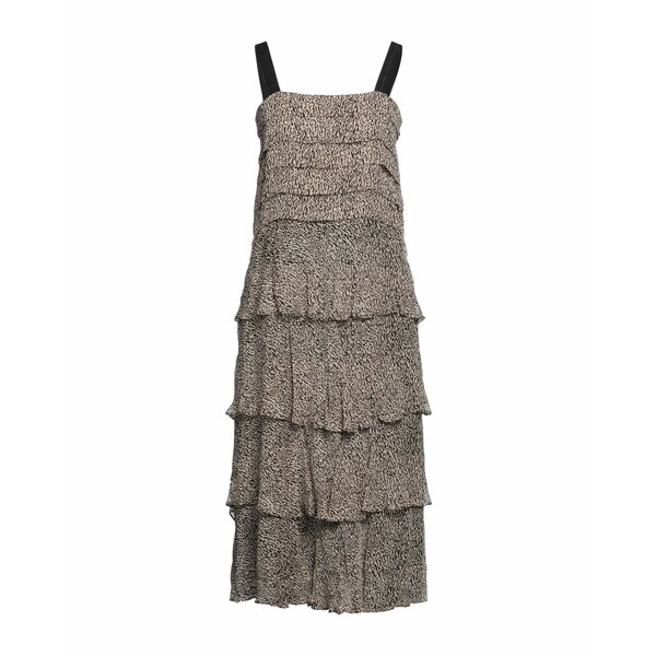 【送料無料】 ピンコ レディース ワンピース トップス Midi dresses Beige
