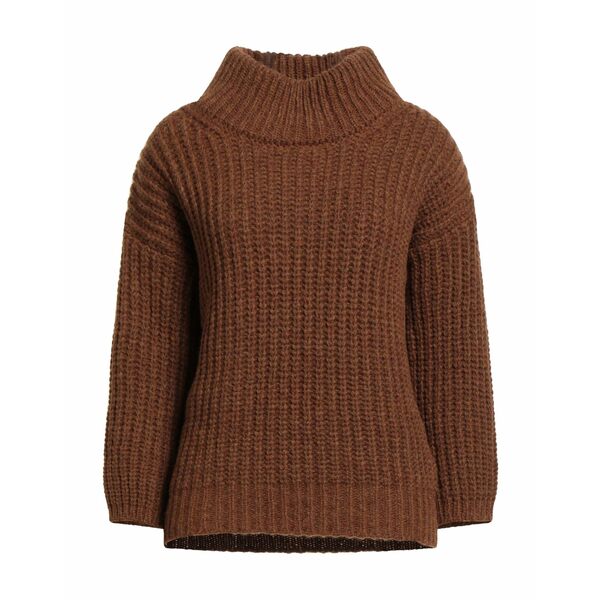 【送料無料】 アラゴナ レディース ニット&セーター アウター Turtlenecks Brown