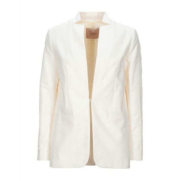 【送料無料】 ツインセット レディース ジャケット＆ブルゾン アウター Blazers White 34,970円