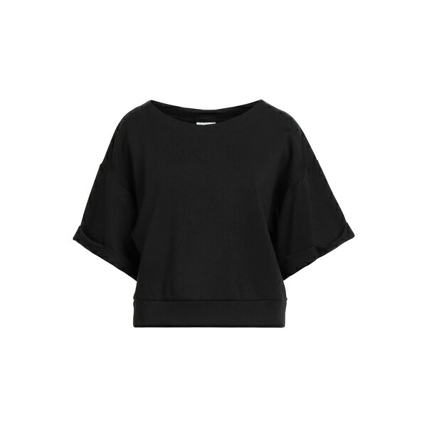【送料無料】 デハ レディース Tシャツ トップス T-shirts Black|asty
