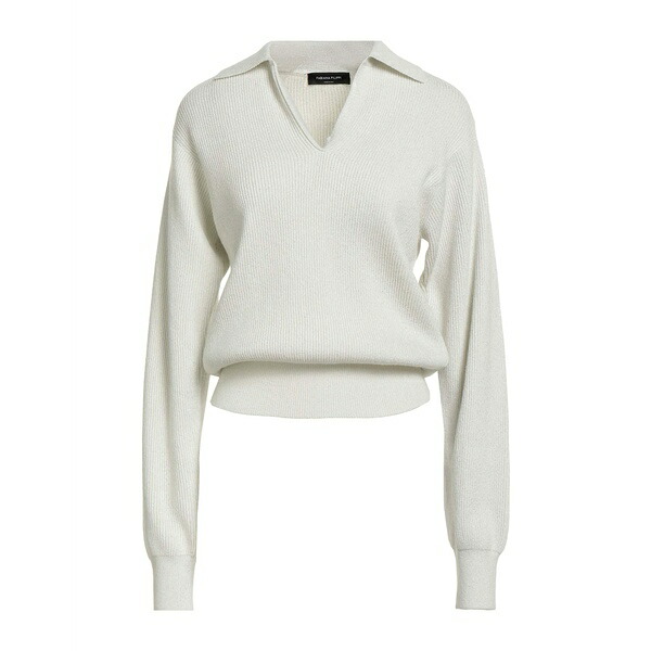 【送料無料】 ファビアナ フィリッピ レディース ニット&セーター アウター Sweaters White｜asty