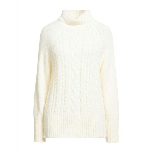 【送料無料】 チャーリー ジョー レディース ニット&セーター アウター Turtlenecks White