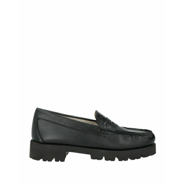 【送料無料】 ジー.エイチ. バス & コー レディース スリッポン・ローファー シューズ Loafers Black｜asty 32,370円