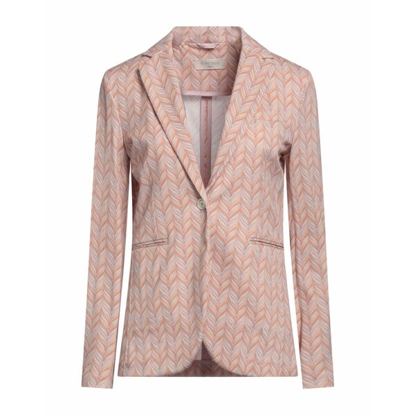 【送料無料】 チルコロ1901 レディース ジャケット&ブルゾン アウター Blazers Pink|asty