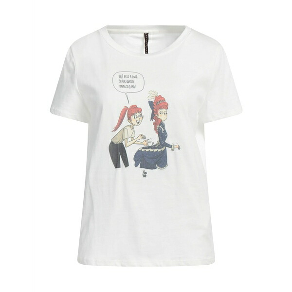 【送料無料】 マニラグレース レディース Tシャツ トップス T-shirts White