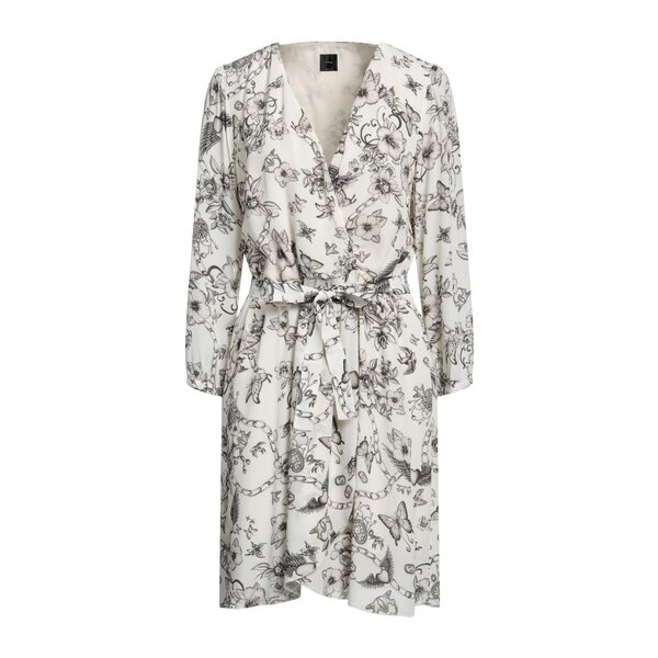 【送料無料】 ピンコ レディース ワンピース トップス Mini dresses White