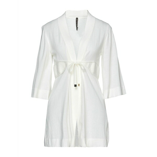 【送料無料】 マニラグレース レディース カーディガン アウター Cardigans White