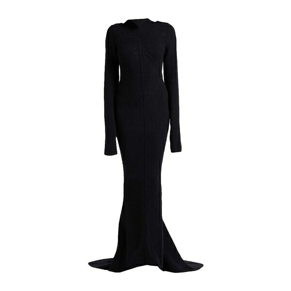 【送料無料】 リックオウエンス レディース ワンピース トップス Maxi dresses Black|asty
