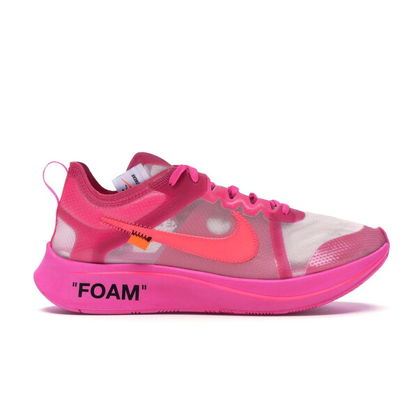 Nike ナイキ メンズ スニーカー 【Nike Zoom Fly Off-White Pink】 サイズ US_10.5(28.5cm) Tulip Pink/Racer Pink