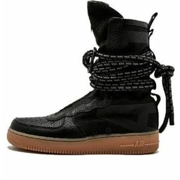 Nike ナイキ メンズ スニーカー 空軍 【Nike 空想科学小説 Air Force 1 High \u0027Black Gum\u0027 AA1128-001】  大きさ US_10(28.0糎)