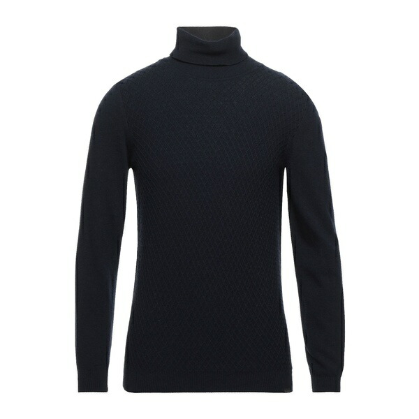 【貨物輸送無料】 ブルックス活動の領域 メンズ 編み物\u0026プルオーバー アウター Turtlenecks Blue トップス-ニット・セーター-メンズファッション