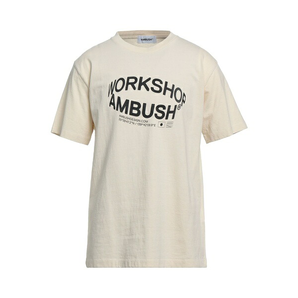 【送料無料】 アンブッシュ メンズ Tシャツ トップス T-shirts White