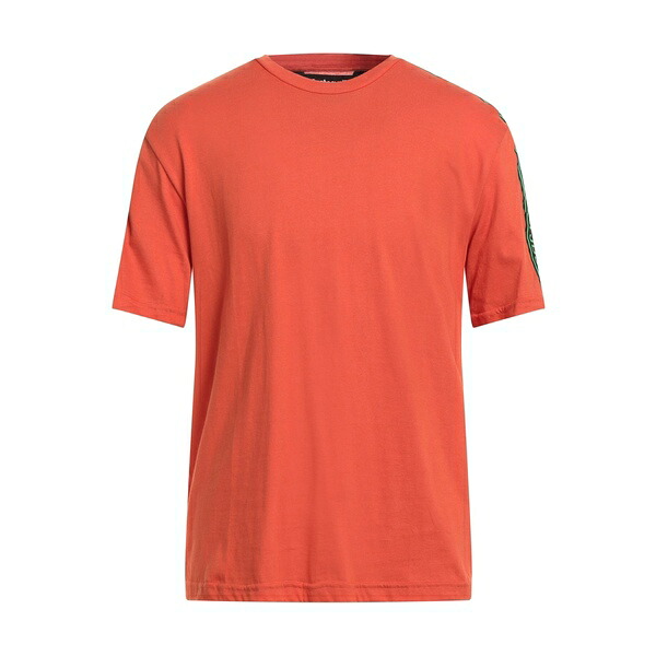 【送料無料】 ロベルトカヴァリ メンズ Tシャツ トップス T-shirts Orange|asty