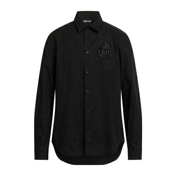 【送料無料】 ロベルトカヴァリ メンズ シャツ トップス Shirts Black｜asty