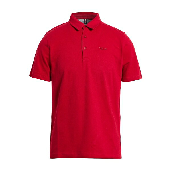 【送料無料】 アエロナウティカ ミリターレ メンズ Tシャツ トップス Polo shirts Red｜asty