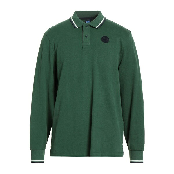 【送料無料】 ノースセール メンズ Tシャツ トップス Polo shirts Green｜asty