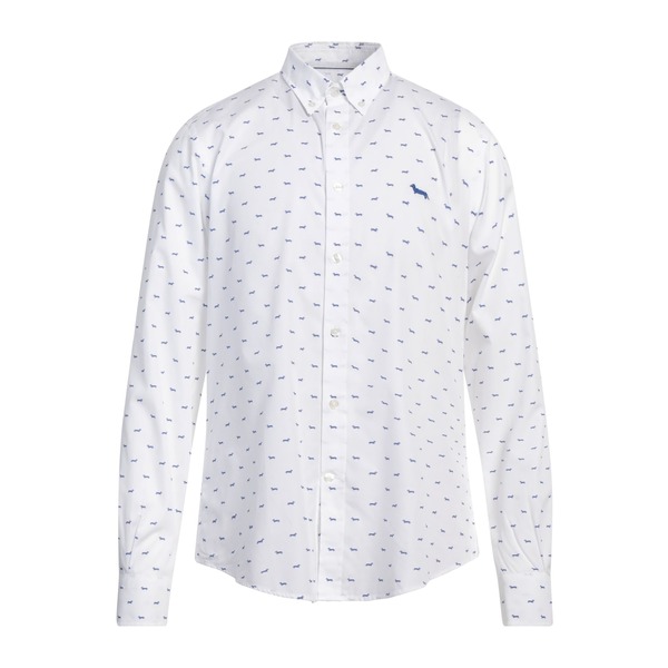 【送料無料】 ハーモント & ブレイン メンズ シャツ トップス Shirts White