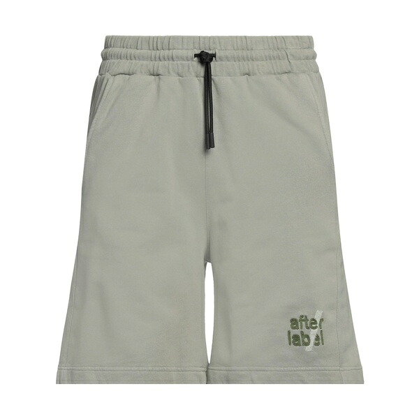 【送料無料】 アフターレーベル メンズ カジュアルパンツ ボトムス Shorts & Bermuda Shorts Green|asty