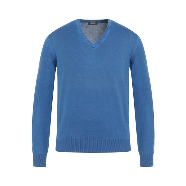 【貨物輸送無料】 ロッソピューロ メンズ 編み物\u0026スウェーター アウター Sweaters Blue