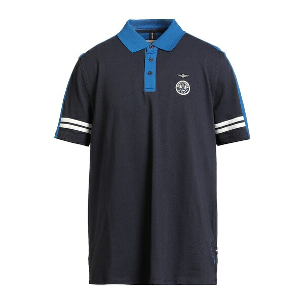 【送料無料】 アエロナウティカ ミリターレ メンズ Tシャツ トップス Polo shirts Blue
