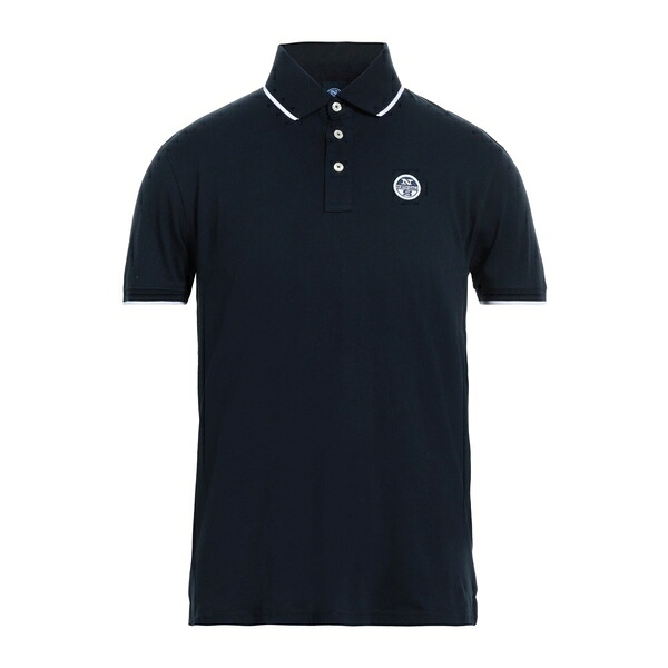 【貨物輸送無料】 北の方大売り出し メンズ プルオーバー トップス Polo shirts Blue
