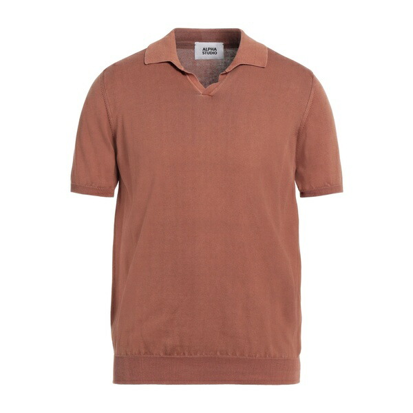 【送料無料】 アルファス テューディオ メンズ ニット&セーター アウター Sweaters Brown