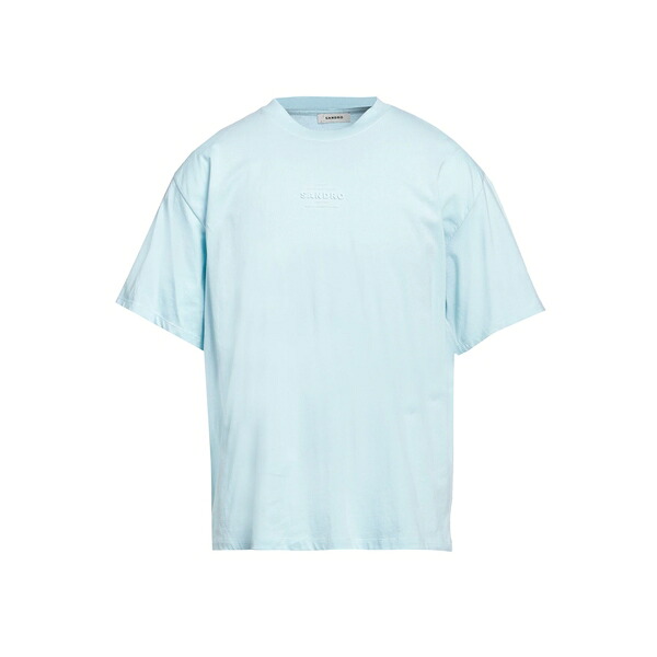 【送料無料】 サンドロ メンズ Tシャツ トップス T-shirts Azure