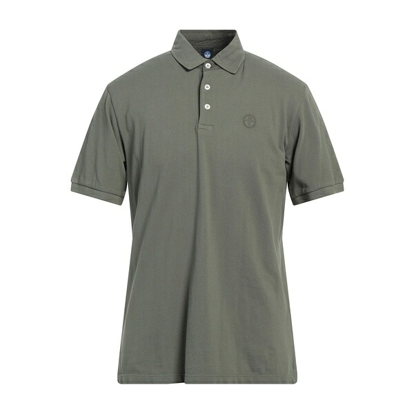 【送料無料】 ノースセール メンズ Tシャツ トップス Polo shirts Green