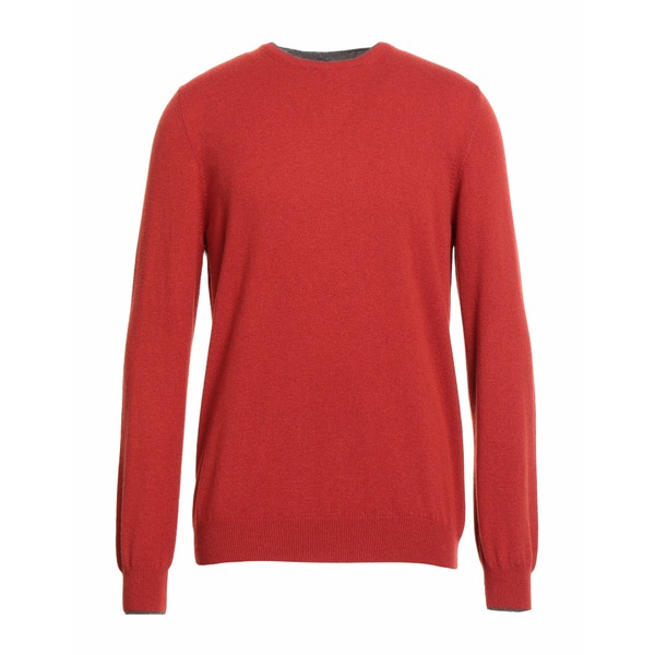【貨物輸送無料】 グランサッソ メンズ 編み物\u0026プルオーバー アウター Sweaters Red