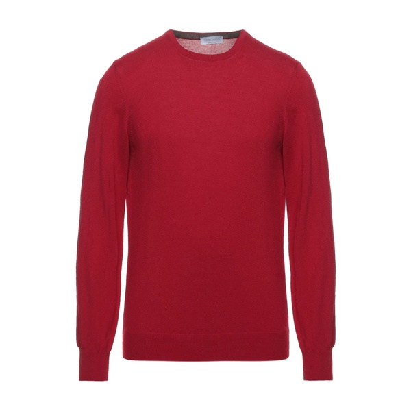 【貨物輸送無料】 グランサッソ メンズ 編み物\u0026スウェーター アウター Sweaters Red