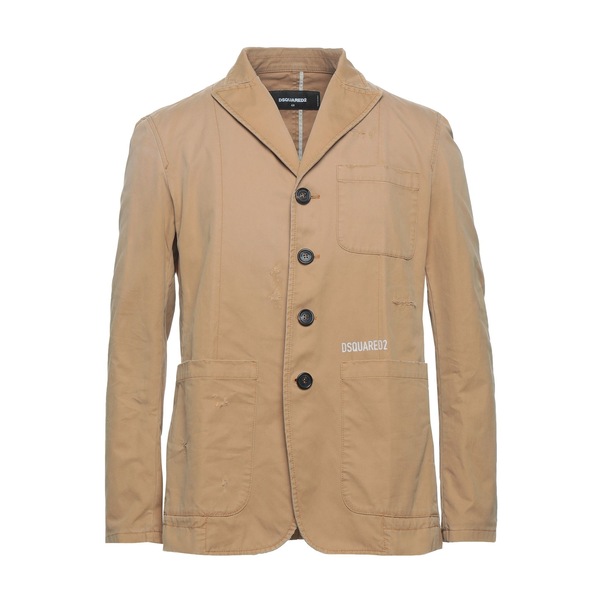 【送料無料】 ディースクエアード メンズ ジャケット＆ブルゾン アウター Blazers Beige 72,490円