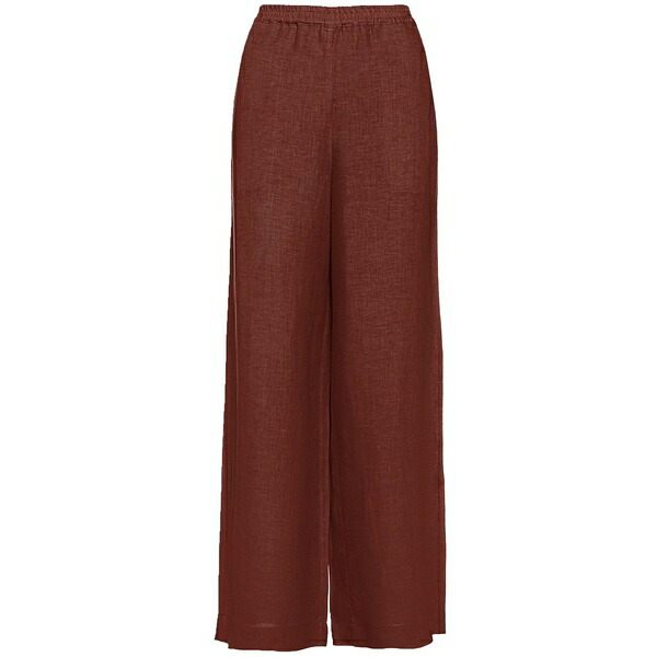 エレス レディース カジュアルパンツ ボトムス Select wide-leg trousers Brown|asty