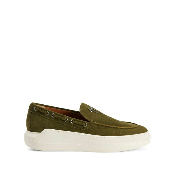 ジュゼッペザノッティ メンズ 御召しものシューズ シューズ Conley suede derby shoes  Green