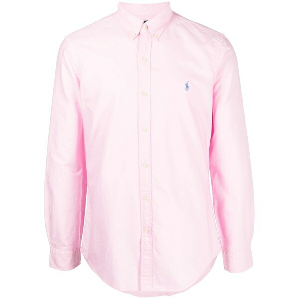ラルフローレン メンズ プルオーバー トップス Long sleeve sport shirt Pink
