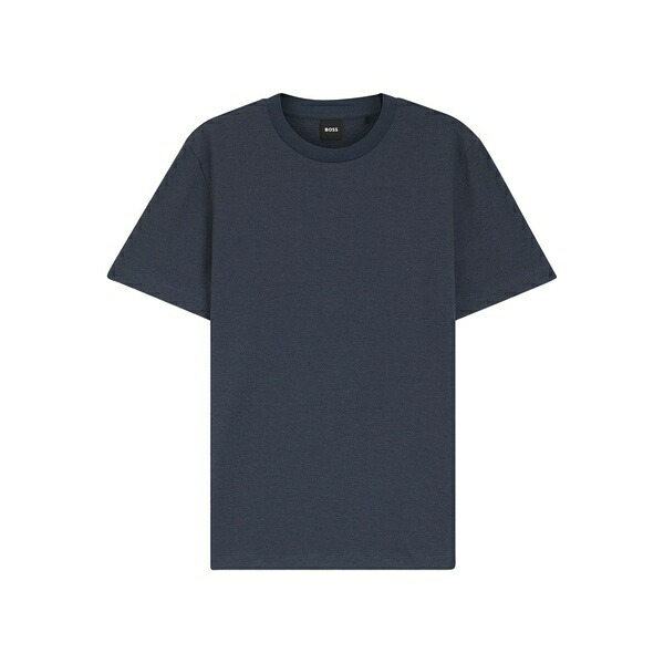 主任者 メンズ プルオーバー トップス Textured t-shirt Blue