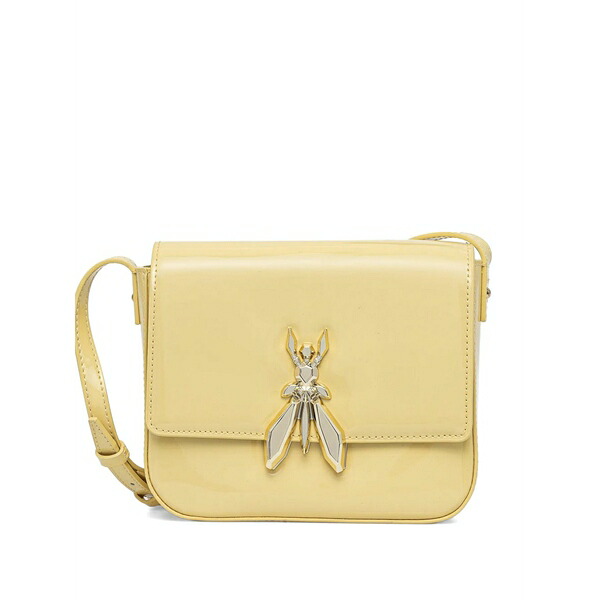 パトリツィア ペペ レディース ショルダーバッグ 御徒面子 Fly leather cross body bag Yellow