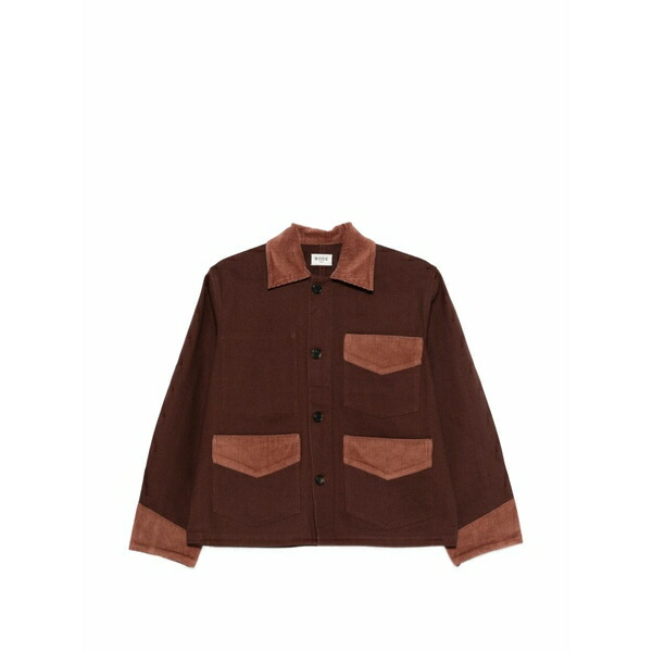 ボーディ レディース 上衣＆上衣 アウター Pocket corduroy jacket Brown