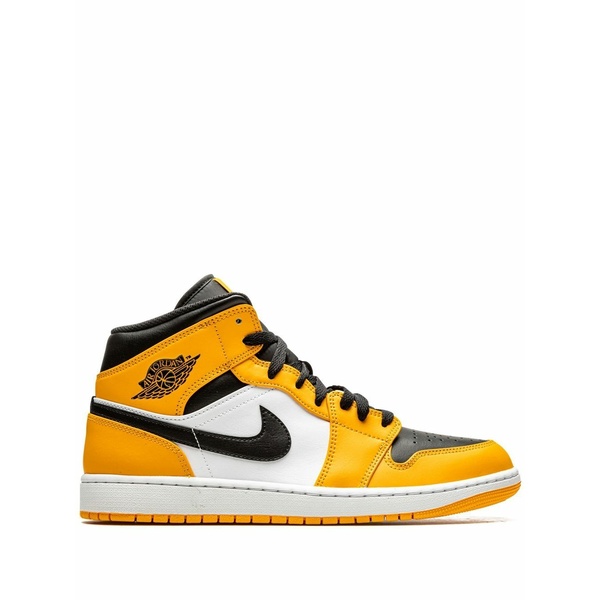 ジョーダン メンズ スニーカー シューズ Air jordan 1 mid \"taxi\"" sneakers Yellow"
