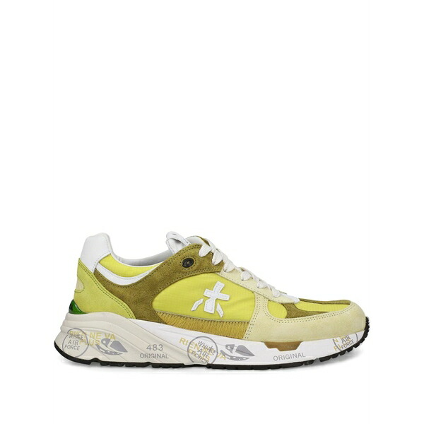 プレミアータ レディース スニーカー シューズ Mased sneakers Yellow