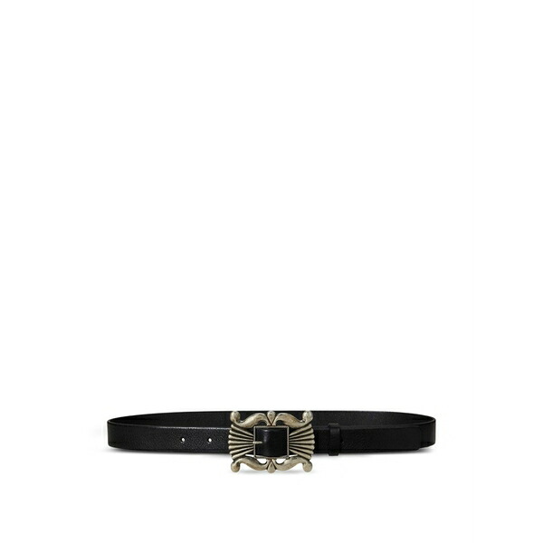 ラルフローレン レディース 三尺帯 付属物 Ornamental-buckle belt Black
