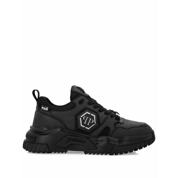フィリップ飾り気の無い メンズ スニーカー シューズ Predator chunky-sole sneakers Black