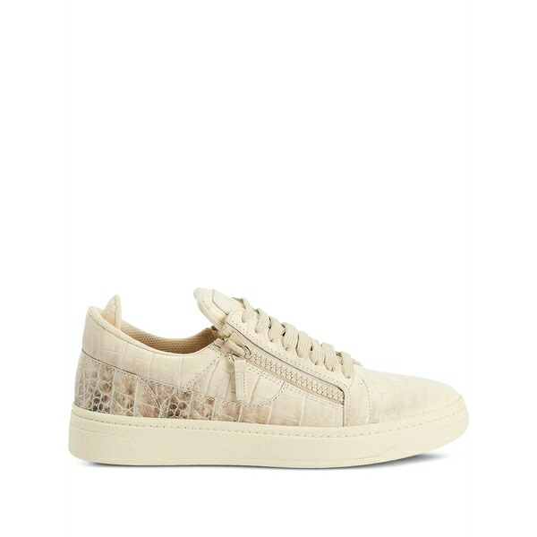ジュゼッペザノッティ メンズ スニーカー シューズ Gz94 double-zip low-top sneakers Neutrals|asty