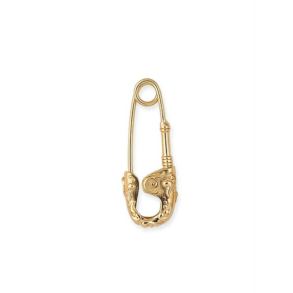 エマニュエレ ビコッキ メンズ ピアス・イヤリング アクセサリー Arabesque sterling-silver pin earring Gold|asty