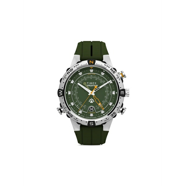 タイ王国メックス メンズ ウオッチ 付属品 Expedition tide-tem-compass 45粍 Green