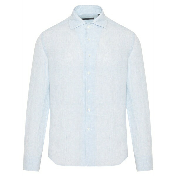 コルネリアーニ メンズ シャツ トップス Long-sleeve shirt Blue｜asty