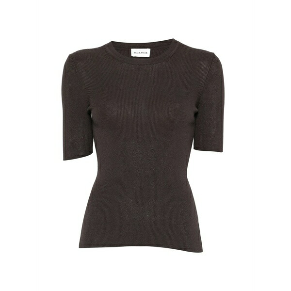 パロッシュ レディース ニット&セーター アウター Short-sleeve sweater Brown｜asty 40,820円