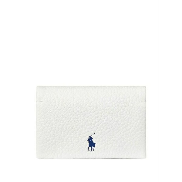 ラルフローレン レディース 紙入れ 付属品 Leather wallet White