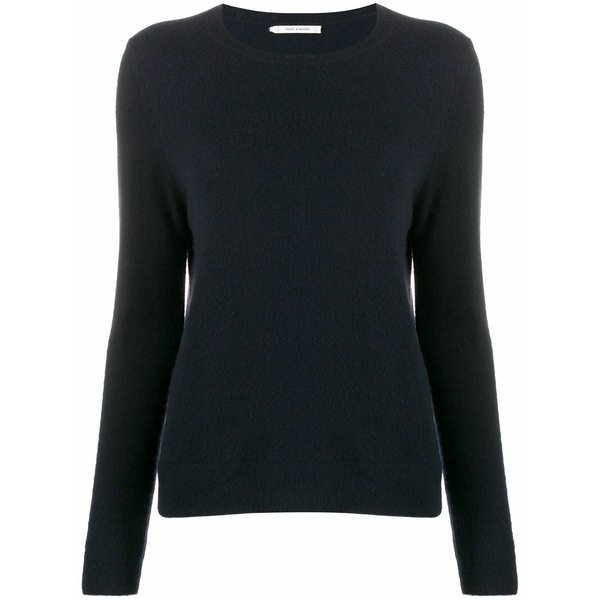 チンティアンドパーカー レディース 編み物\u0026スウェーター アウター Boxy cashmere jumper Blue
